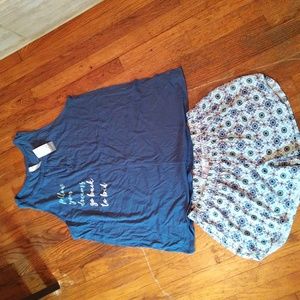 Cacique women's sleep set